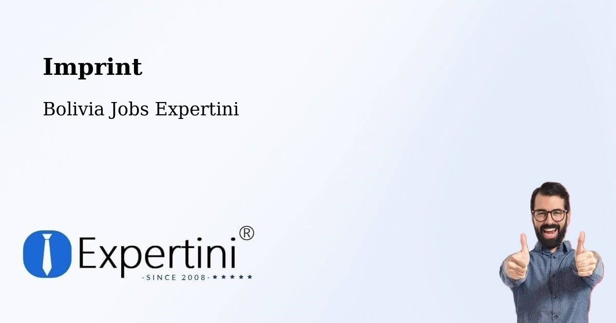 Imprint – Comarapa - Bolivia Jobs Expertini